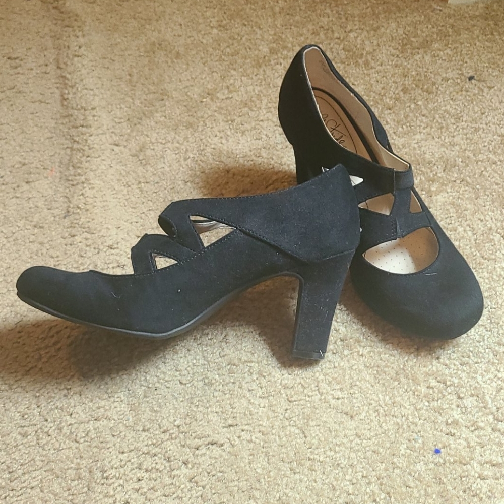 Black heels